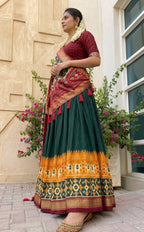 Royal Tussar Silk Lehenga For Festive & Wedding Looks