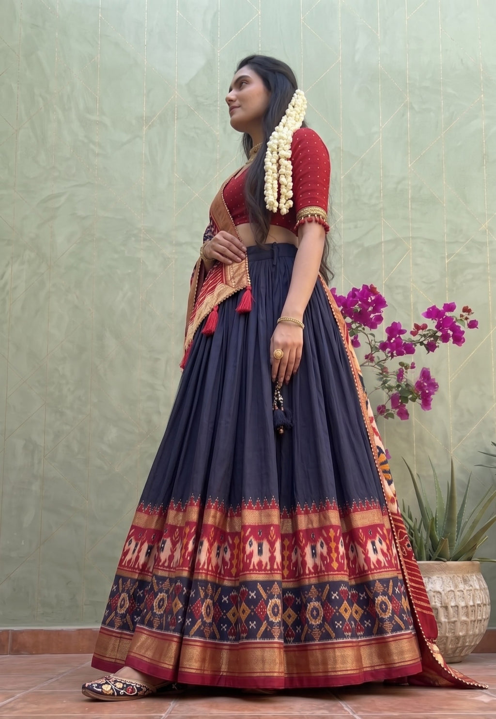 Royal Tussar Silk Lehenga For Festive & Wedding Looks