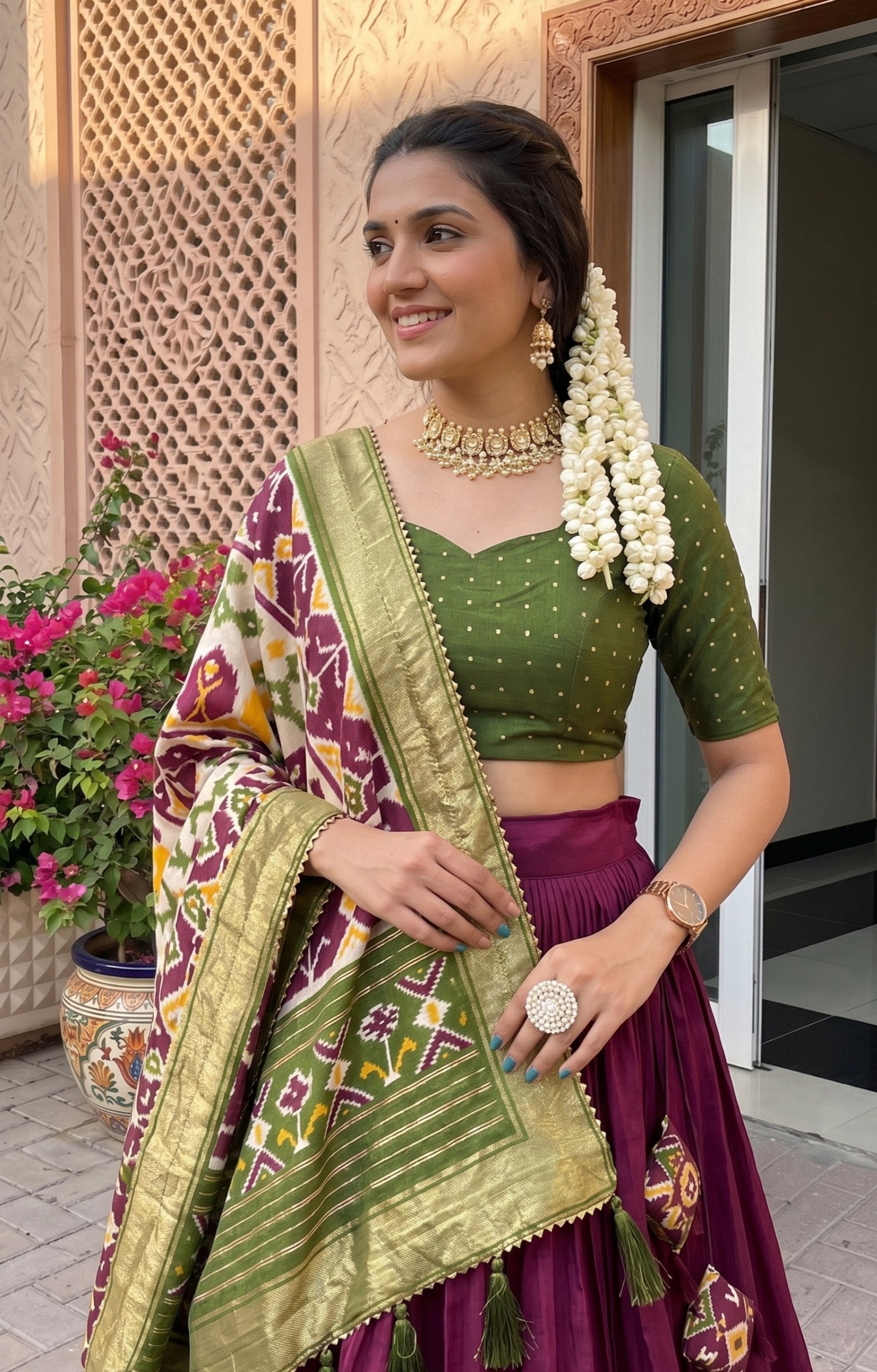 Royal Tussar Silk Lehenga For Festive & Wedding Looks