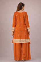Royal Festive Look with Elegant Handwork & Designer Finish