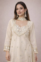 Royal Festive Look with Elegant Handwork & Designer Finish