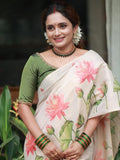 Monteliv Linen Tissue Silk Saree